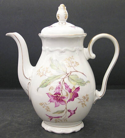 Hibiscus Coffee Pot & Lid