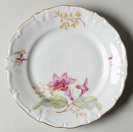 Hibiscus Bread & Butter Plate