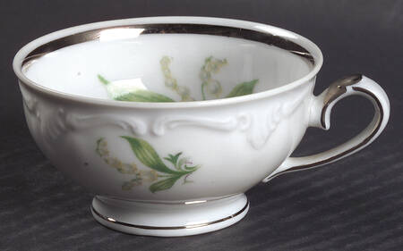 Lilly Lily of The Valley Footed Demitasse Cup