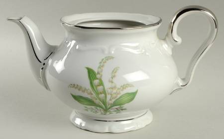 Lilly Lily of The Valley Teapot No Lid