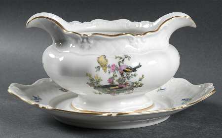 Paradise Gravy Boat with Attached Underplate