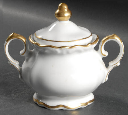 Regency Gold Sugar Bowl & Lid