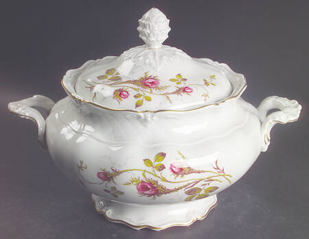 Rose Brier (White) Tureen &  Lid