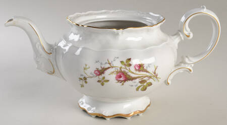 Rose Brier (White) Teapot No Lid