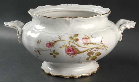 Rose Brier (White) Tureen No Lid