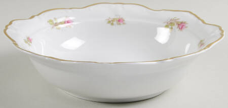 Rose Bouquet 9" Round Vegetable Bowl