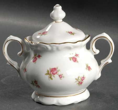 Rosette Sugar Bowl & Lid