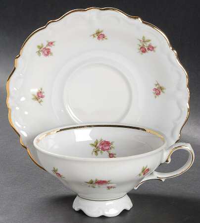 Rosette Footed Cup & Saucer Set by Royal Heidelberg