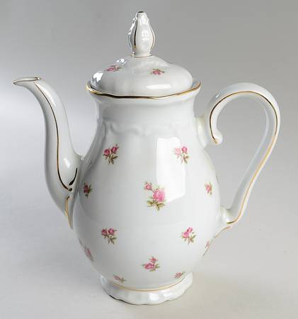 Rosebud Coffee Pot & Lid