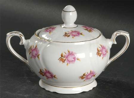 Valley Rose Sugar Bowl & Lid