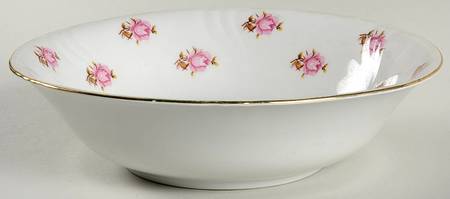 Valley Rose 9" Round Vegetable Bowl