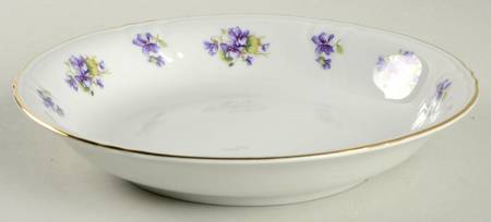 Violet Violet Bouquet Coupe Soup Bowl