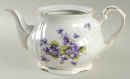 Violet Violet Bouquet Teapot No Lid