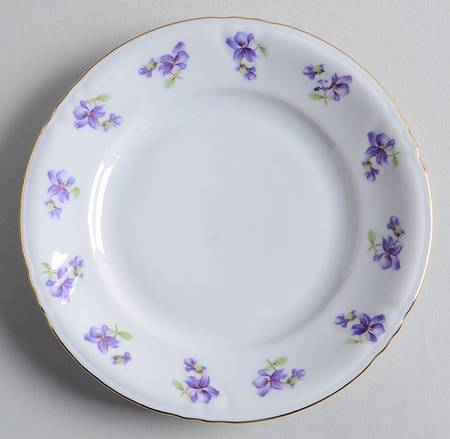 Violet Violet Bouquet Bread & Butter Plate