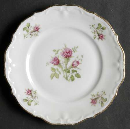Wild Rose (Floral Center) Bread & Butter Plate