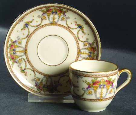 2392 Flat Demitasse Cup & Saucer Set