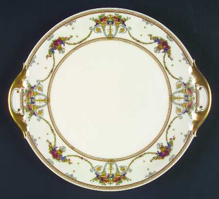2392 Handled Cake Plate
