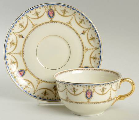 Adelphi Flat Cup & Saucer Set