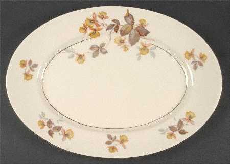 Autumn 15" Oval Serving Platter