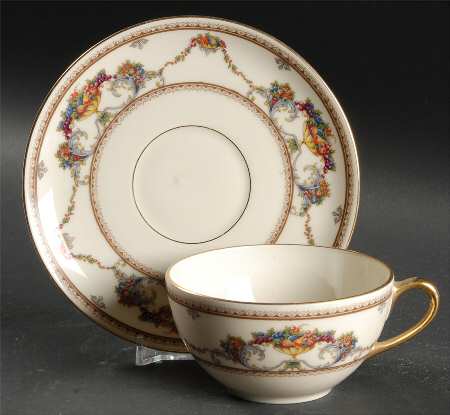 The Festival (Fruit) Flat Cup & Saucer Set