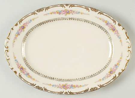 The Festival (Flowers) 13" Oval Serving Platter