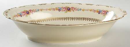 The Festival (Flowers) 10" Oval Vegetable Bowl