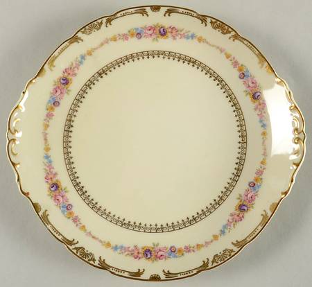 The Festival (Flowers) Handled Cake Plate