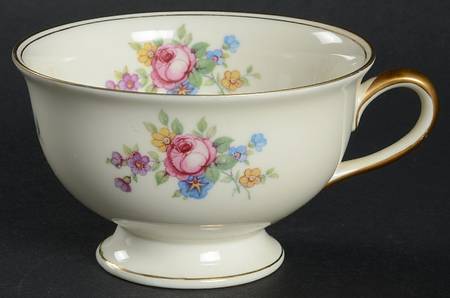 June Roses Footed Cup