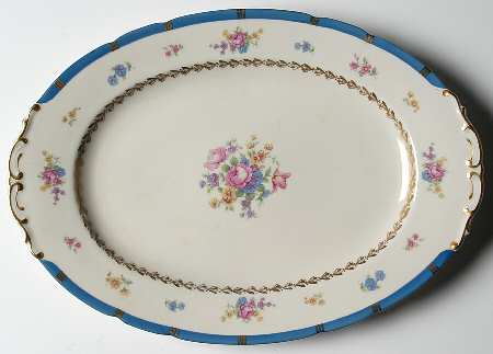 Margaret Rose 13" Oval Serving Platter
