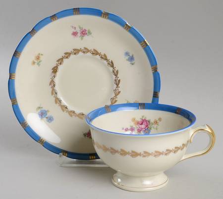 Margaret Rose Footed Cup & Saucer Set
