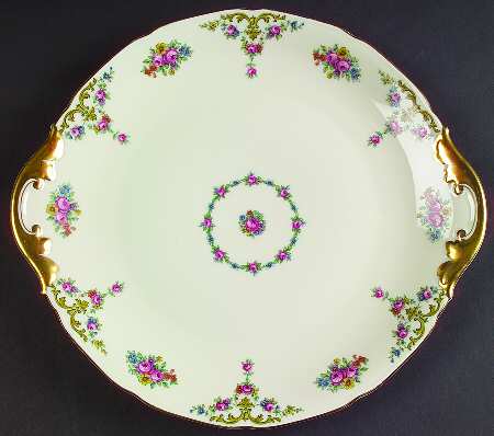 The Myrtle Handled Cake Plate