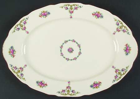 The Myrtle 15" Oval Serving Platter