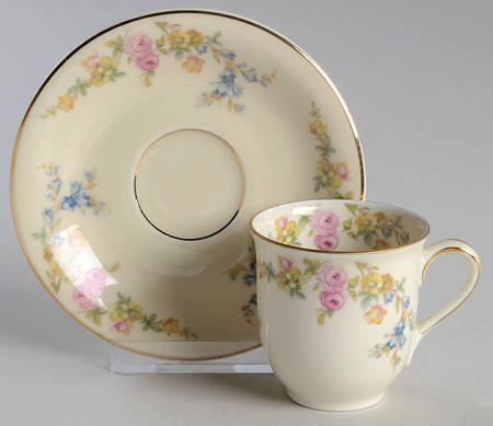 Riviera Flat Demitasse Cup & Saucer Set