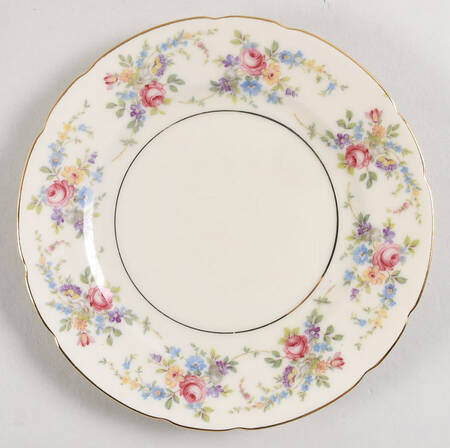 Queens Rose (Scalloped, No Gold Scrolls) Bread & Butter Plate