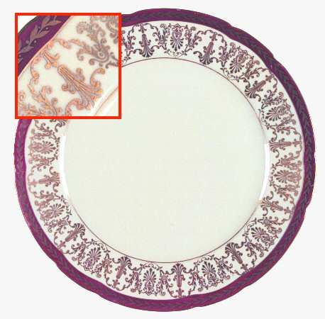 Corinthian Red by Royal Ivory (Czech, Germany)