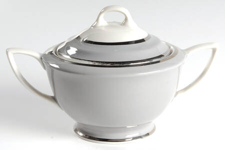 Ambassador Gray (Platinum) Sugar Bowl & Lid