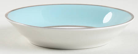 Ambassador Turquoise (Platinum) Fruit/Dessert (Sauce) Bowl