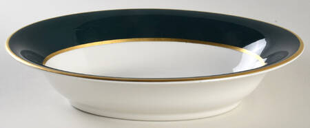 Ambassador Hunter Green 10" Oval Vegetable Bowl by Royal Jackson