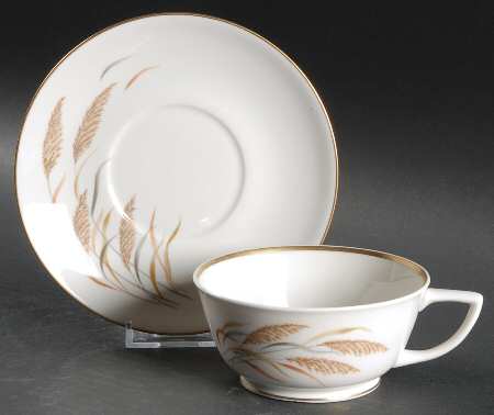 Angelus Footed Cup & Saucer Set