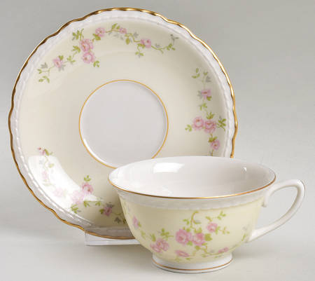 Antoinette Footed Cup & Saucer Set