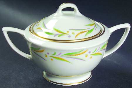 Autumn (Smooth Edge) Sugar Bowl & Lid