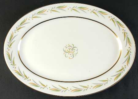 Autumn (Smooth Edge) 15" Oval Serving Platter