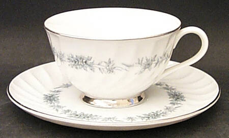 Blue Heaven Footed Cup & Saucer Set