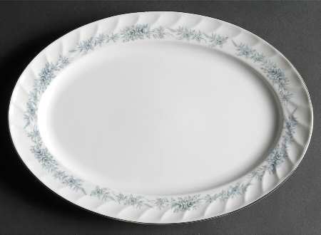 Blue Heaven 12" Oval Serving Platter