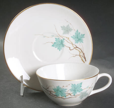 Bryn Mawr Flat Cup & Saucer Set
