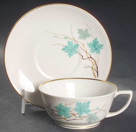 Bryn Mawr Footed Cup & Saucer Set