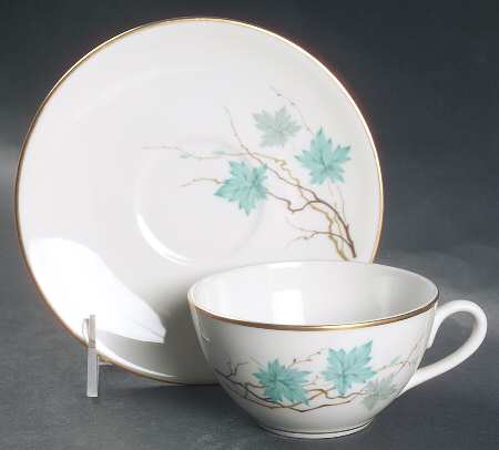 Bryn Mawr Flat Cup & Saucer Set