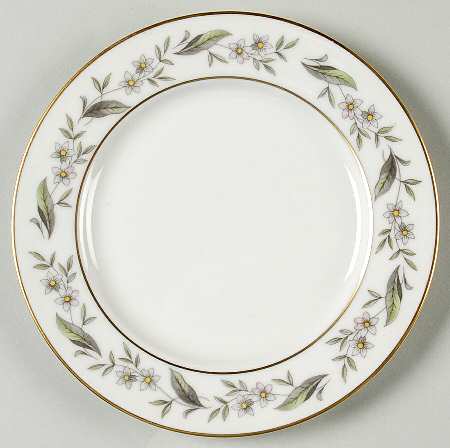 Bridal Wreath Bread & Butter Plate