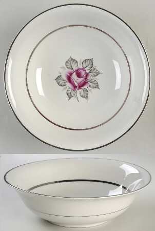 Carmen (Red Rose) 9" Round Vegetable Bowl