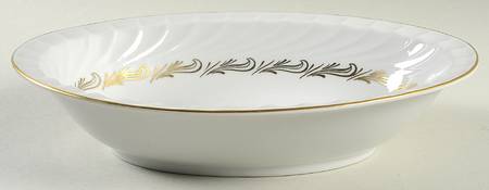 Celebrity (Gold) 10" Oval Vegetable Bowl